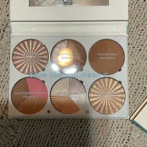 OFRA on the glow palette.